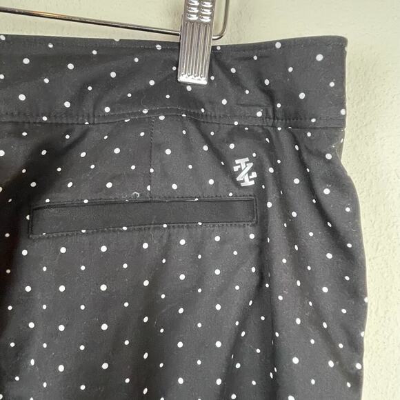 Izod Golf Women's Black and White Polka Dot Skort with Pockets – Size 16 - Picture 6 of 9